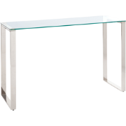 TILON - Sidetable - Zilver - Veiligheidsglas