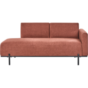 SAVASSE - Chaise longue - Lichtrood - Kunstlinnen