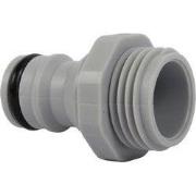 Kraannippel 1/2'met uitwendige draad (pvc) op blister