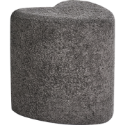 SCOTIA - Poef - Donkergrijs - Chenille