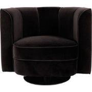 Dutchbone Flower Loungestoel Zwart