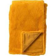 Dutch Decor ZINZI - plaid 140x180 cm - bontlook - effen kleur - Golden...