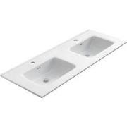 Keramische wastafel Milan 141x46cm wit