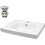 Wastafel 605x465x160 mm keramisch wit