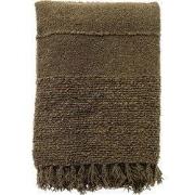 Dutch Decor SENNA - plaid 140x180 cm - 100% gerecycled - Military Oliv...