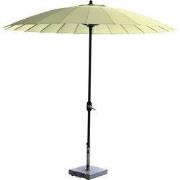 Manilla parasol - Ø250 cm - carbon black - ecru