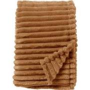 RICKY - plaid 150x200 cm - superzacht - warm en donzig - Tobacco Brown...