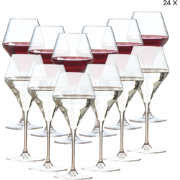 OTIX Wijnglazen Set - Rode Wijnglazen - 370ML - Witte WIjnglazen - 270...