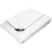 Dekzeil Doekzeil met zeilogen 6x12 m 180g/m² in wit gemaakt van PE