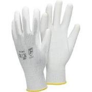 ECD Germany 72 paar werkhandschoenen met PU coating - maat 8-M - wit -...