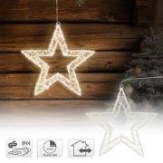 LED kerstster 38 cm met 960 warmwitte LED's en timer gemaakt van metaa...