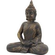 Boeddha figuur brons, 52x29x63 cm, gegoten steen