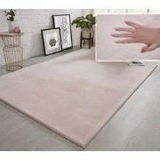 Fluffy vloerkleed - Effen Hoogpolig Super Zacht - Roze - 200 X 290 CM