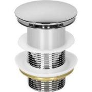 Universele afvoerset voor wastafel, zonder overloop, gemaakt van messi...