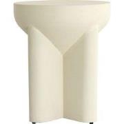 Light & Living - Bijzettafel MIKADO - Ø36x42cm - Wit