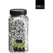 3 stuks - Marbles zilver fles 1 kilogram