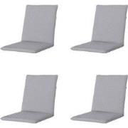 Madison -  Stapelstoelkussen Manchester light grey - Ca. 97x49 cm - Se...