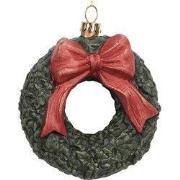 Clayre & Eef Kersthanger 9x4x11 cm Groen Kunststof