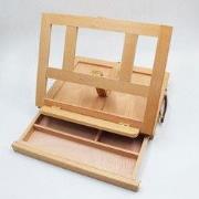 Decopatent® - Workstation Tafel schildersezel Inklapbaar - Met Uitschu...