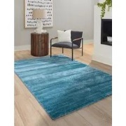 Bolana vloerkleed - Effen Modern - Lichtblauw - 160 X 230 CM