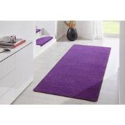 Loper Uni Laagpolig Effen Vloerkleed - Fancy - Paars - 80x150 cm