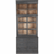 Boekenkast van massief grenenhout H240 cm - AMSTERDAM