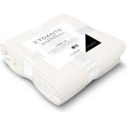 Zydante® Dekbedovertrekset Mousseline Micro 200x220 - Off Wit - met 2 ...