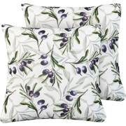 TRANQUI - Set van 2 tuinkussens - Meerkleurig - Polyester