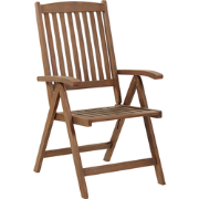 AMANTEA - Tuinstoel - Donkerbruin - Acaciahout