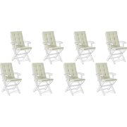 MAUI PREMIUM - Tuinkussen set 8 stuks - Lichtgroen - Polyester