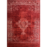 Istanbul Vintage - Laagpolig Vloerkleed - Retro Tapijt - Rood- 80x150 ...