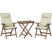 AMANTEA PREMIUM - Bistroset - Groen - Acaciahout