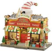 Kerstdorpminiatuur Holly Jolly Hardware 18x26x27 cm