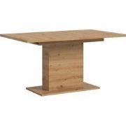 Eetkamertafel Zuilpoot 90x150/190cm Eiken Decor