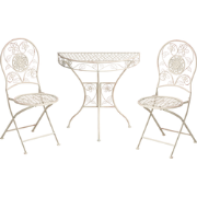 YAVIZA - Bistroset - Lichtbeige - IJzer