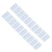 Witte keuken afsluit klemmen - Vershoud clip  met magneet - Set van 20...