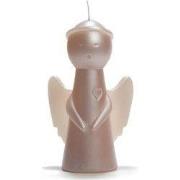 Rustik Lys - Kaars Kerstengel skin metallic