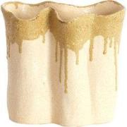 Light & Living - Vaas FLOVILLA - 19.5x10.5x18.5 cm - Wit