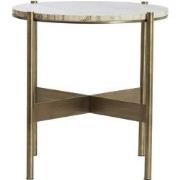 Light & Living - Bijzettafel MACAPA - Ø47x45 cm - Wit