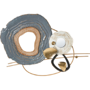 NEPTUNIUM - Wanddecoratie - Meerkleurig - IJzer