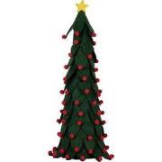 Clayre & Eef Decoratie Kerstboom Ø 15x45 cm Groen Synthetisch