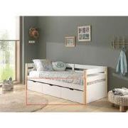 LUCEVI - Margrit Rolbed/Opberglade - 90x200cm - Wit