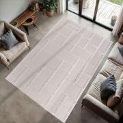 Binnen & Buiten vloerkleed - Zora Stellar Blocks - Creme - 280x370 cm