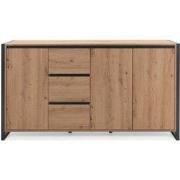 Dressoir met 3 Deuren en 3 Lades L160 cm - Denver