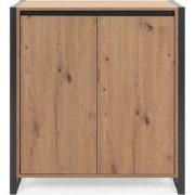 Kleine Opbergkast met 2 Deuren L80 cm - DENVER