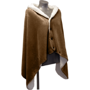 Unique Living - Omslagplaid Coby 75x150cm - Rocky Brown