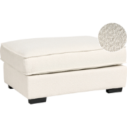 KOLDING - Ottomaan - Lichtbeige - Bouclé