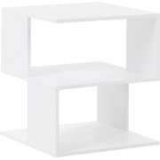 BAEUVAL - Nachtkastje - Wit - Vezelplaat