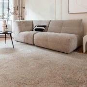 Berber Vloerkleed Zand Nador Beige - Wol - 160 x 230 cm - (M)