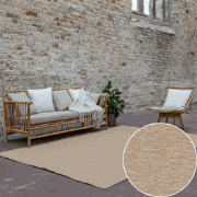 Jute buitenkleed Naturel Uni Beige - Polypropyleen - 280 x 380 cm - (X...